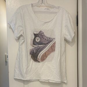 White Graphic Short Sleeve Tee